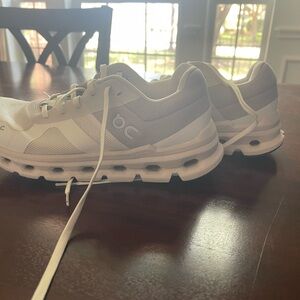 On Running White Athletic Shoes